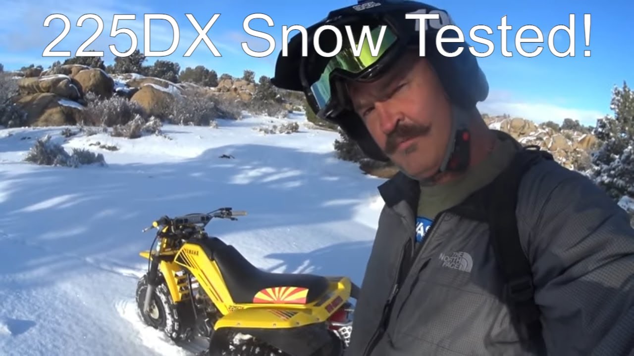 Yamaha Tri-Moto 225DX - Best Snow-Wheeler Ever!? - #threewheeler #yamaha225DX #atc #75hard #traildog