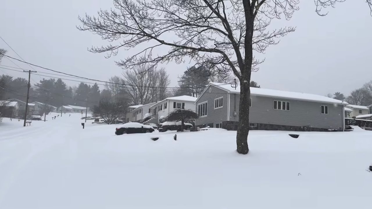 Hiking In The Street January 25th Monster Storm