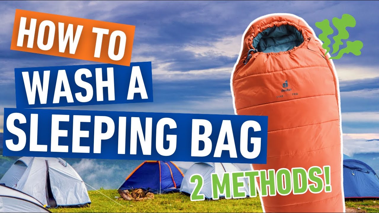 How To Wash a Sleeping Bag - without ruining it!