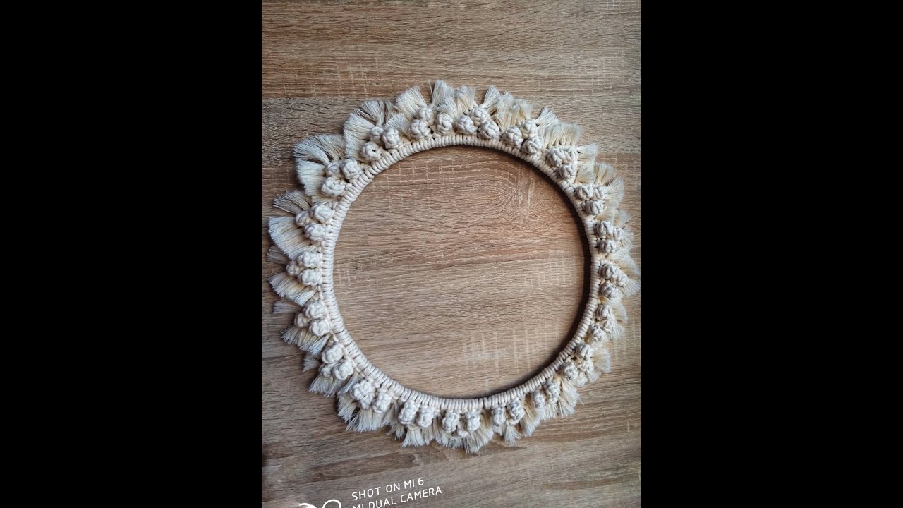 Makrome ayna yapimi bohem tarzı  / How to make macrame mirror home designs // ZARA HOME MODELİ