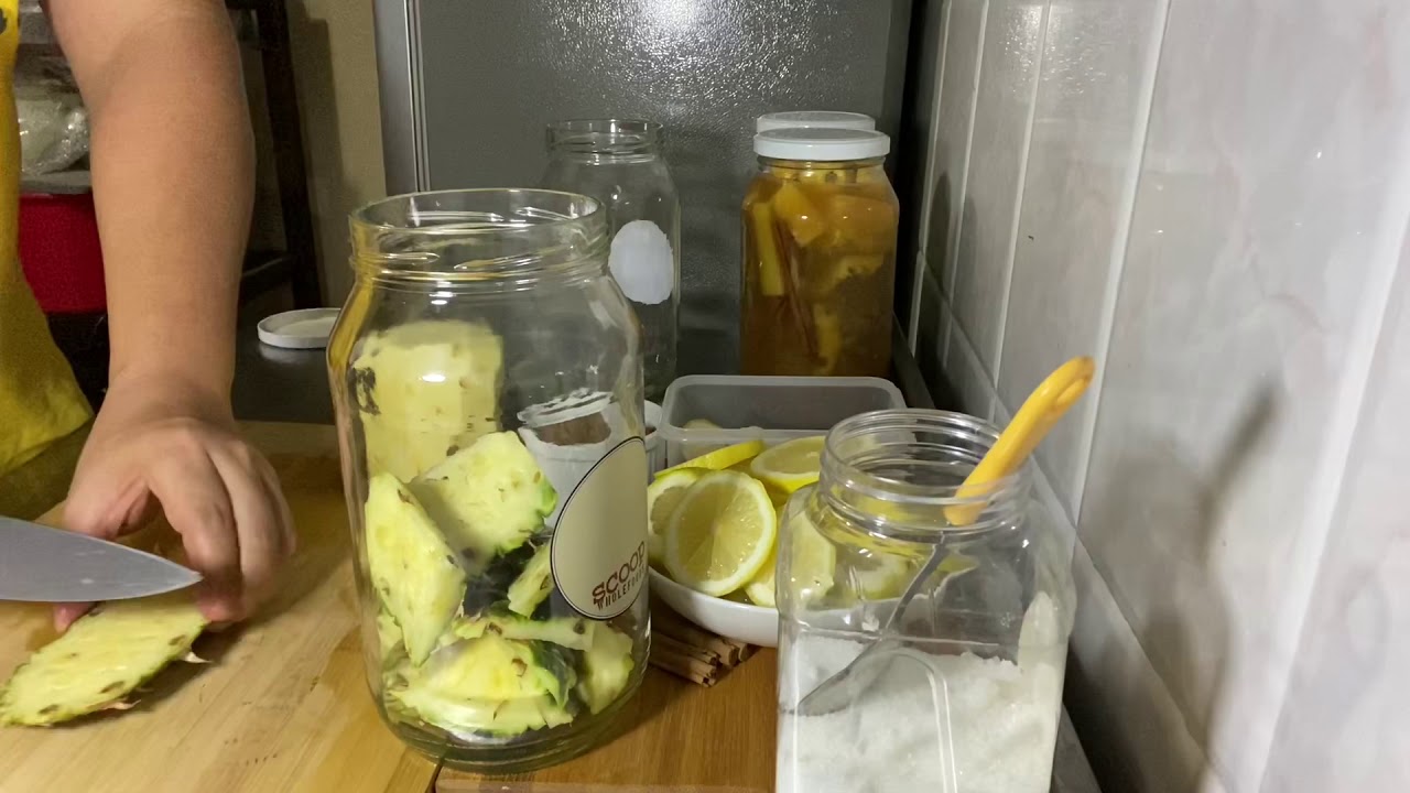 Organic Digestive Enzymes with Pineapple/ Lemon & Pineapple Tepache