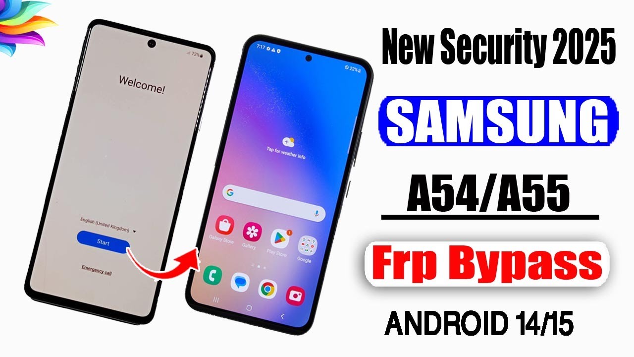 SAMSUNG A54/A55 FRP BYPASS✅ANDROID14/15✅SAMSUNG GALAXY A54/A55 GOOGLE ACCOUNT BYPASS✅WITHOUT PC 2025