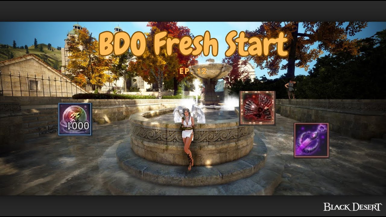 BDO F2P Fresh Start Ep. 12 | X1000 Purified Lightstones & Cron Dump