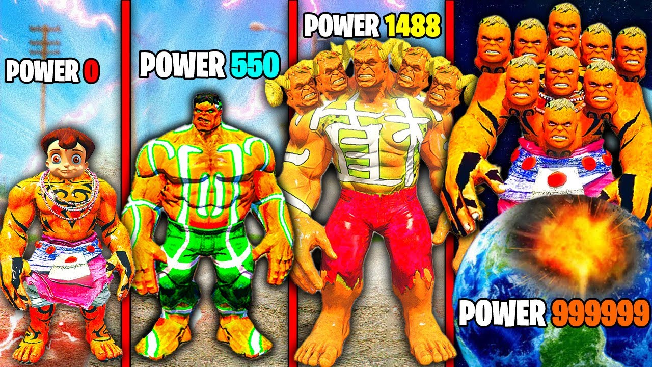 FRANKLIN Become The STRONGEST ORANGE HULK EVER In GTA 5!