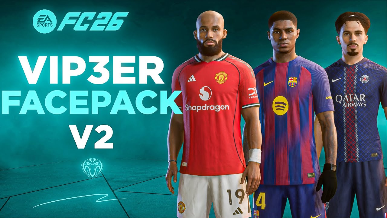 FacePack V2 (AIO) By ViP3eR For FC 26 + Tutorial | v1.2.1