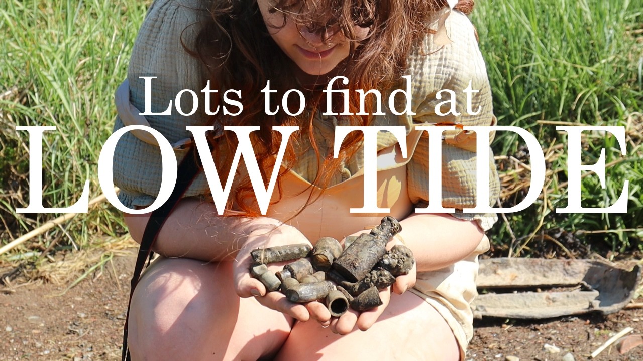 A VERY Surprising Creepy Barnacle Treasure! Mudlarking A Muddy Foreshore!