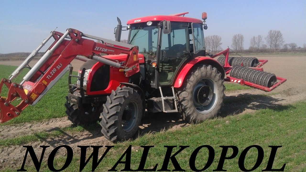 Wałowanie po siewie. Agro-factory & Zetor Proxima Plus 105