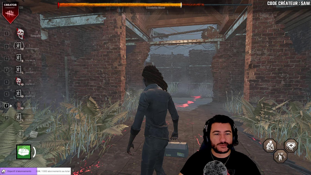 Code JOKERSWILDE !comeback !negan | !holy !st | Stream 2K | !code !mc [FR/PC] #DBDCreator @Sawpalin