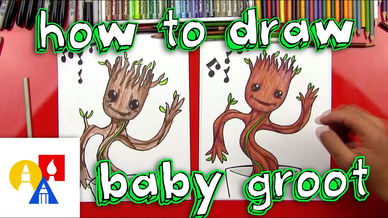 How To Draw Baby Groot