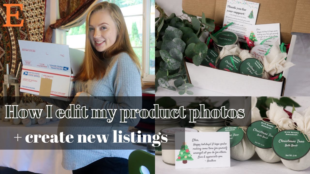 DITL Running My Etsy Shop Taking Product Photos, Creating New Listings, + Preparing for the Holidays