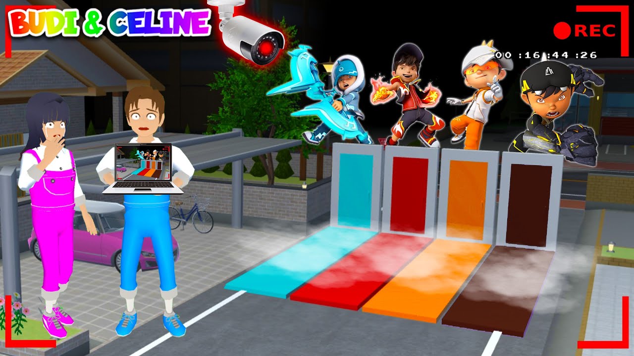 Yuta Mio Panik CCTV Merekam PINTU PORTAL BoboiBoy Di Depan Rumah 😱| Sakura School Simulator