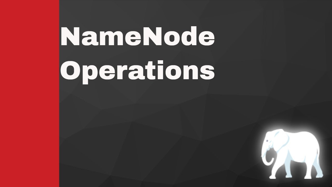 NameNode Operations. NameNode is the master node in HDFS Architecture #namenode #namenodeoperation