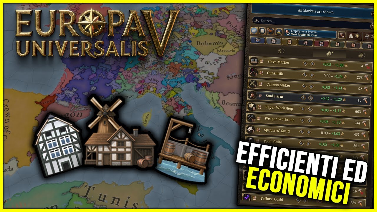 Guida Agli Edifici Pi&ugrave; Efficienti - Europa Universalis V #ita #howto