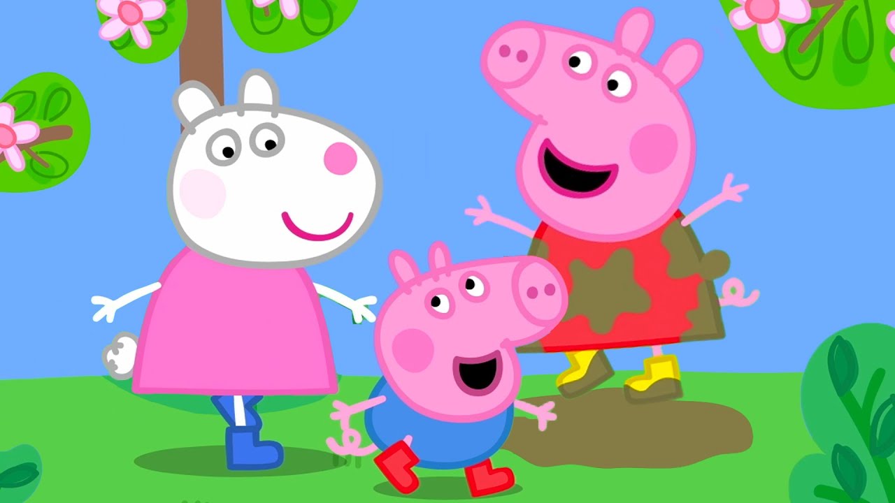 Pule, salte e pule nas poças de lama! | Peppa Pig Portuguese Brazil Episódios completos |