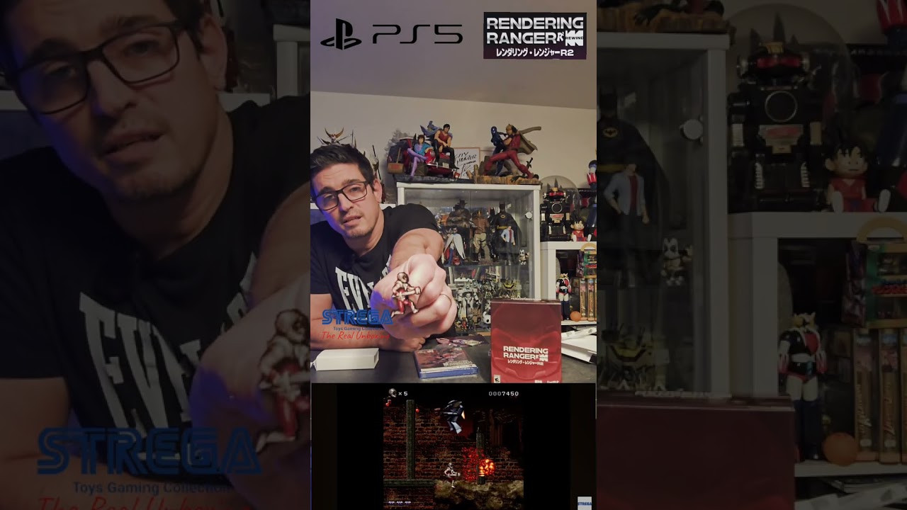 Rendering Ranger Rewind unboxing by Limited Run On PS5