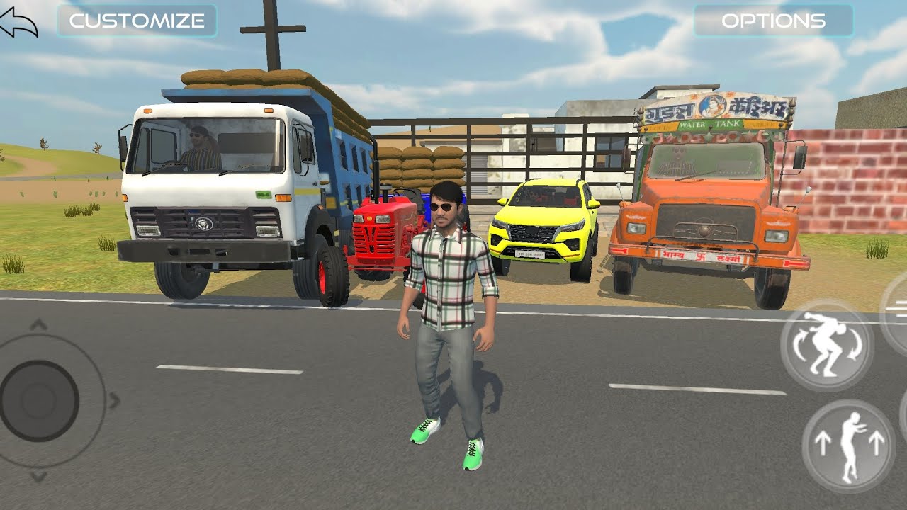 4 different vehicles driving 👿 Indian vehicles simulator 😎