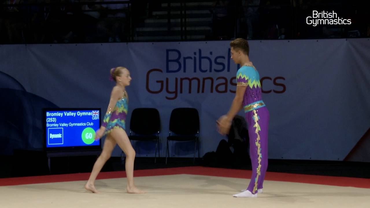 ACRO Mixed Pair 11-16 - Bromley Valley Gymnastics Club - GOLD