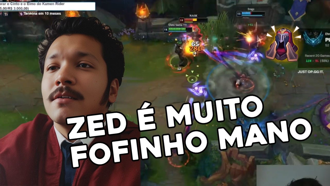 League of Legends Ranked SoloQ: Todo Zed é engraçadinho !