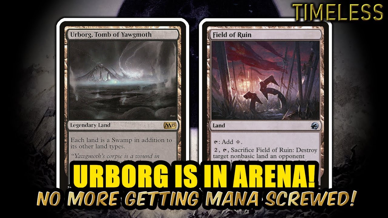 Urborg Makes Mana Better! Mono Black Control! | Timeless BO3 Ranked | MTG Arena