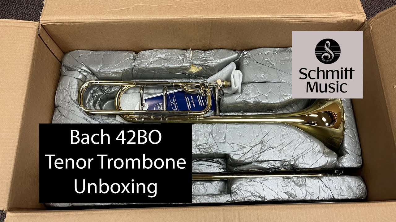 SHIPPING A TROMBONE WITHOUT A CASE?!  Bach 42BO Tenor Trombone Unboxing