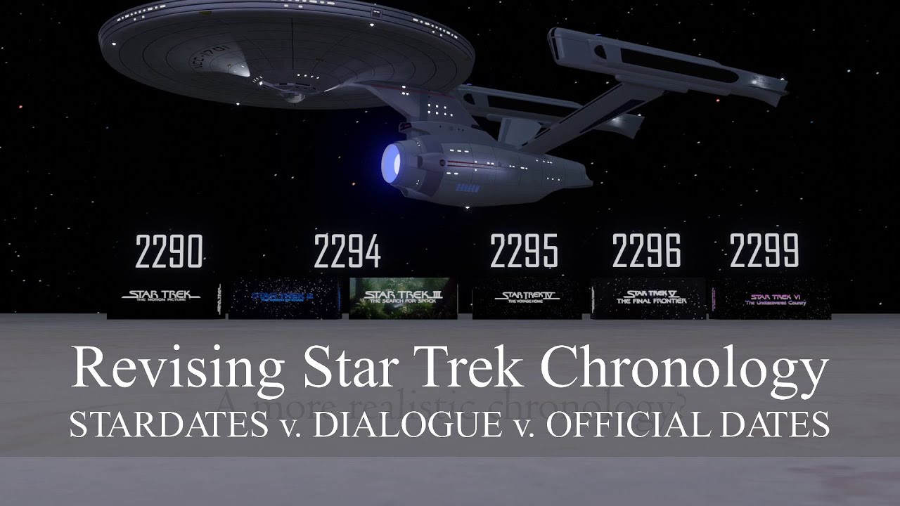 Revising Star Trek Chronology: stardates v. dialogue v. official dates