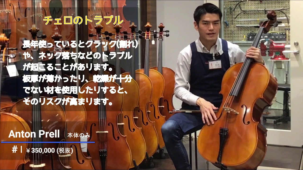 【チェロ比較】これからチェロ始める方必見！島村楽器で一番売れているチェロを価格帯で比較しました！