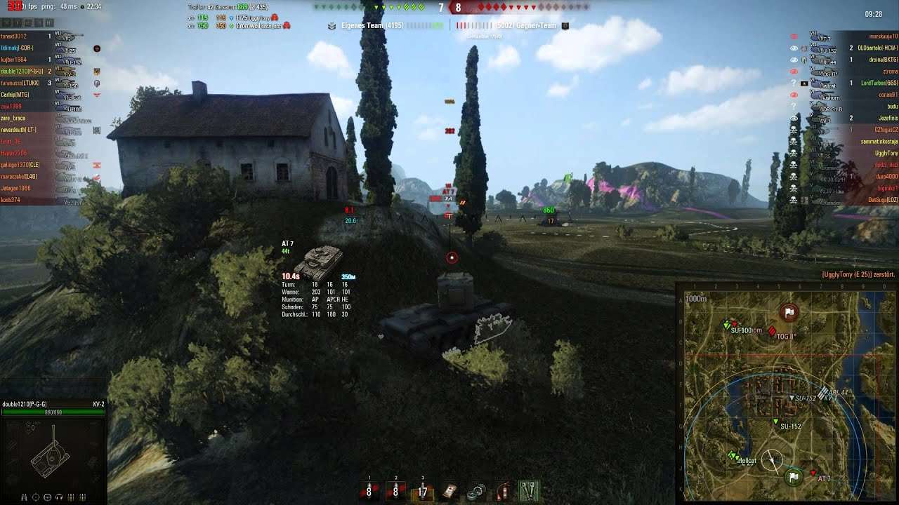 World of Tanks - KV-2 - Meisterhand - 10K WN8 - double1210 #058