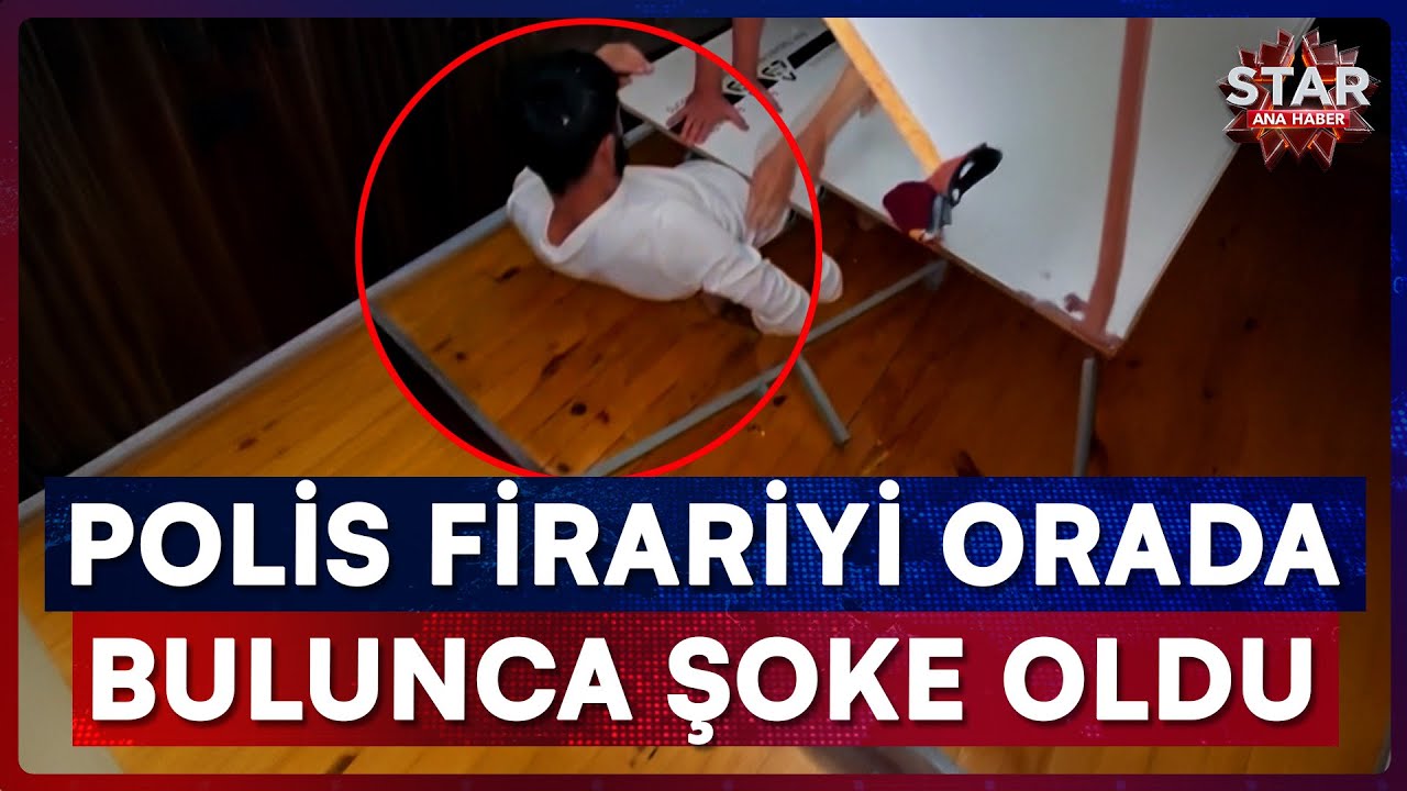 Akılalmaz Gizlenme Yöntemi! Polis Firariyi En Beklenmedik Yerde Buldu | Star Ana Haber