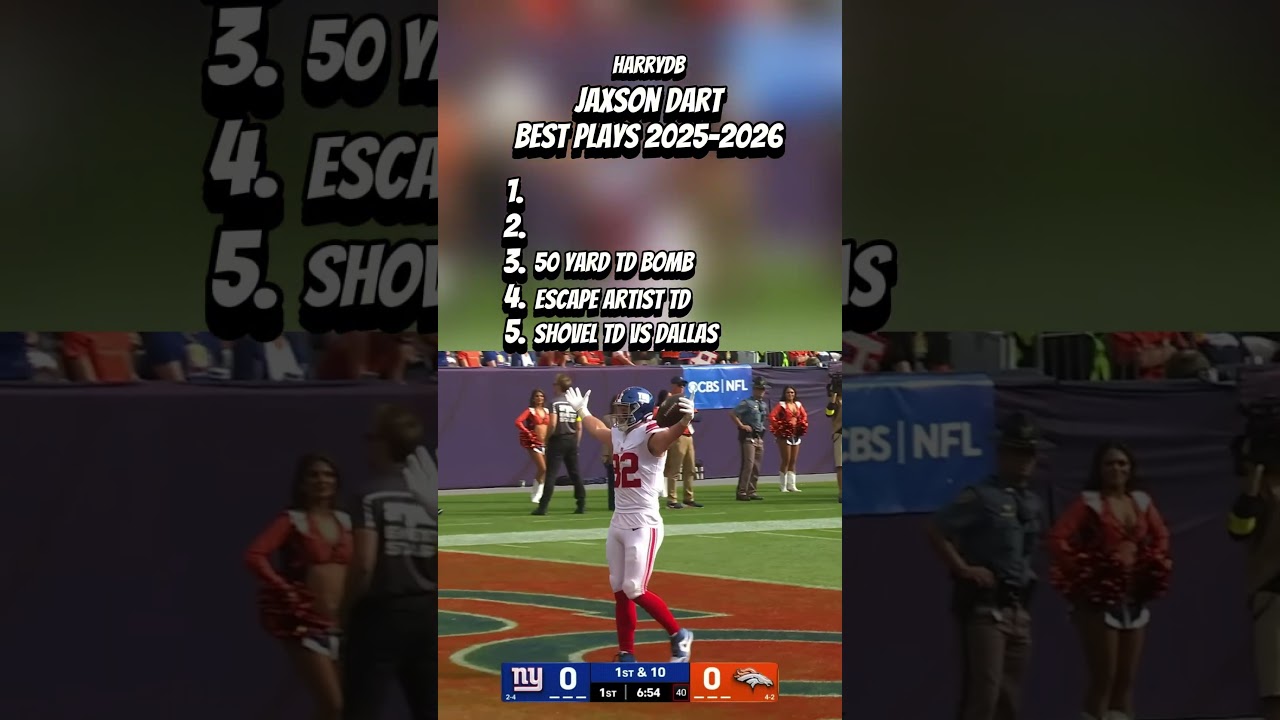 Jaxson Dart Best Plays 2025 Season 