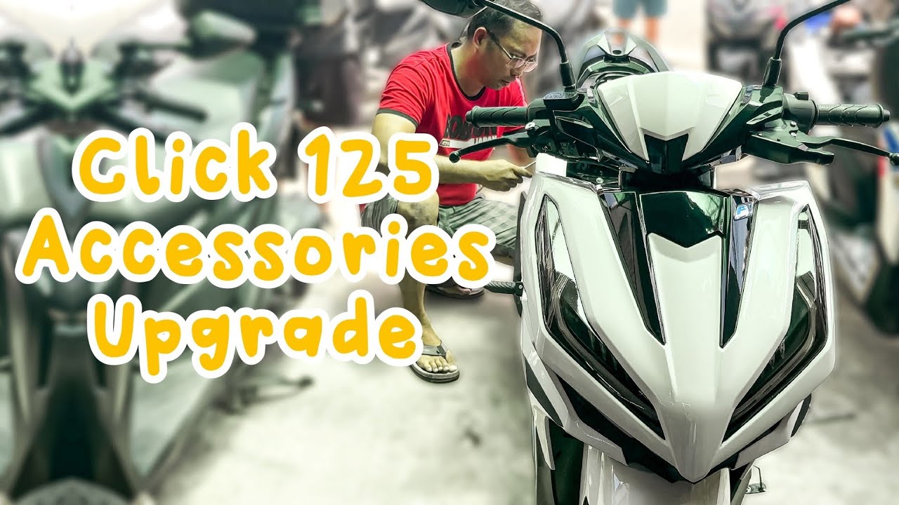 Honda Click 125 Accessories Upgrades | Kilay Tint | Tire Hugger | Rubber Matting