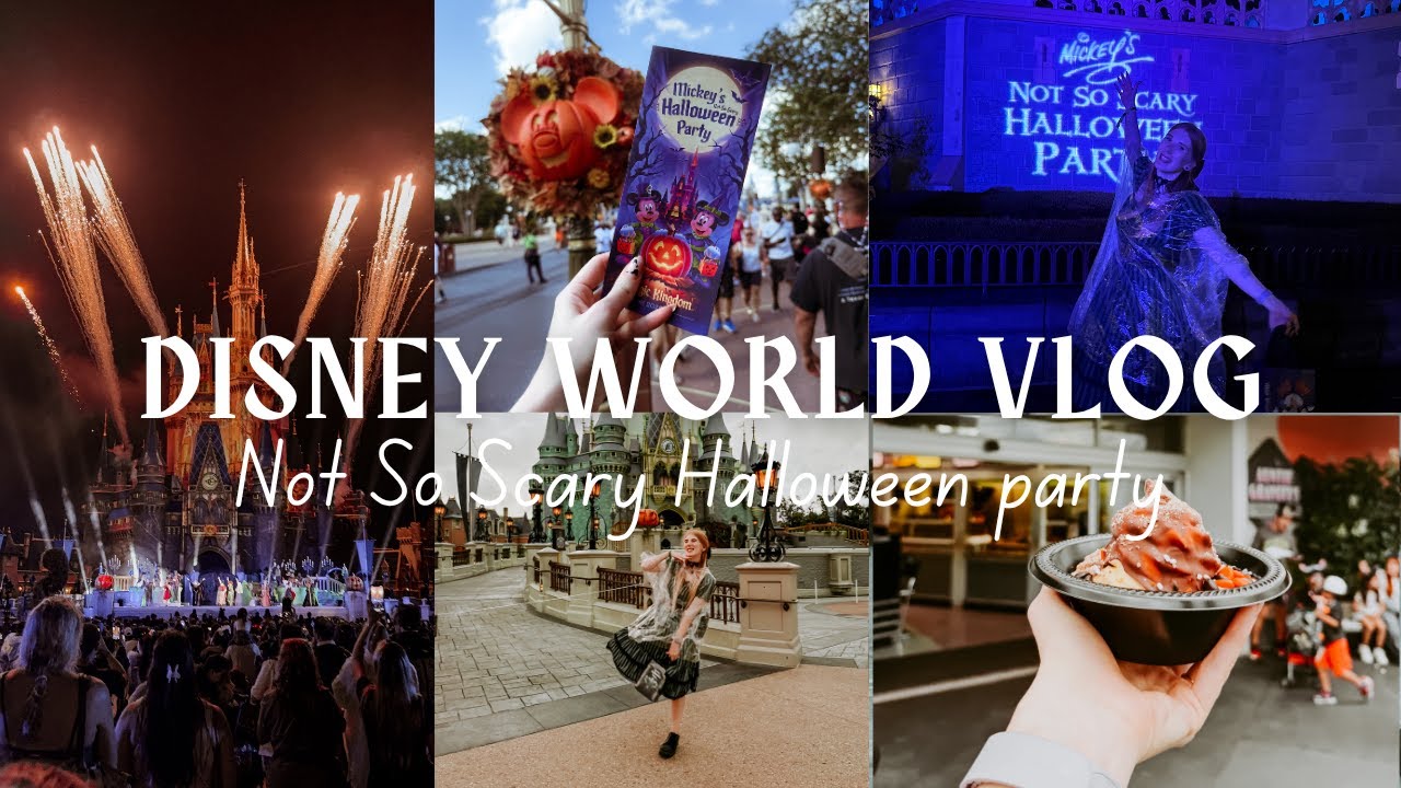 Видеоблог Disney World | Наша первая не такая уж страшная вечеринка на Хэллоуин + Клюв и Бочка