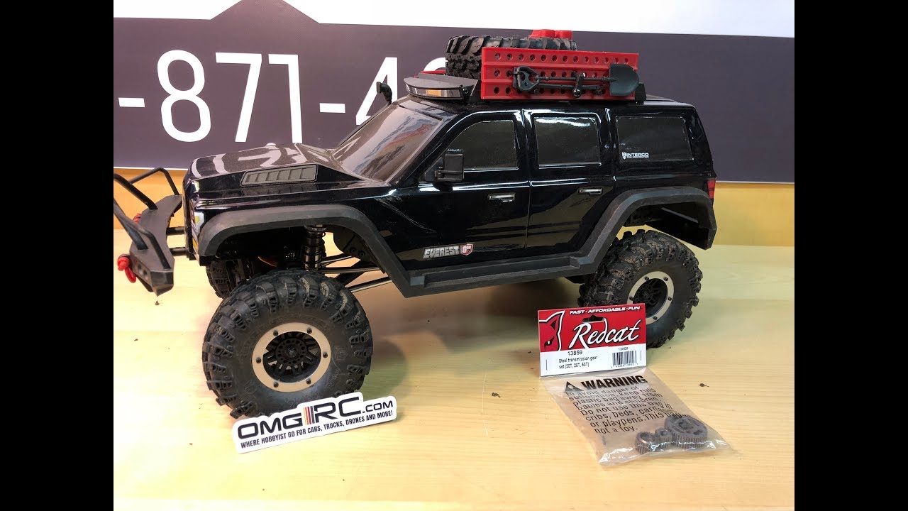 OMGRC Upgrading Gears on REDCAT Everest Gen 7 Pro 1/10 by OMGRC.com