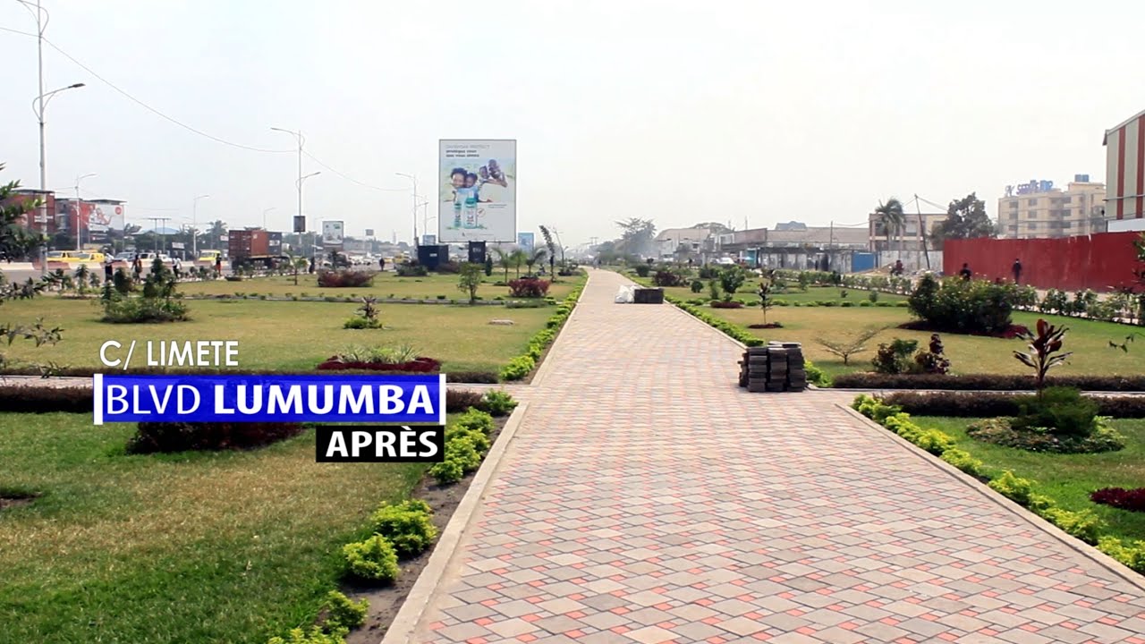 Aménagement du boulevard Lumumba par Gentiny Ngobila