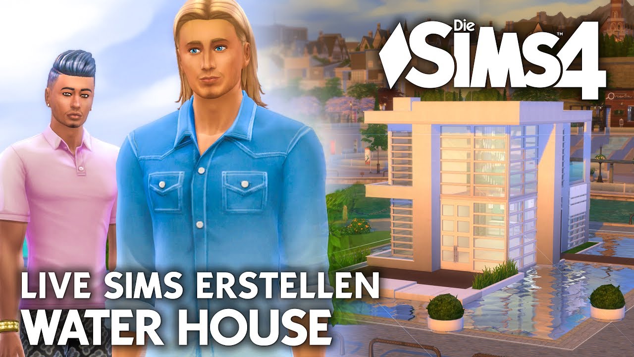 Sims erstellen LIVE | Water House Gay Pärchen im Die Sims 4 CAS erstellen