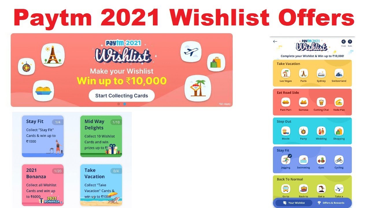 Paytm wishlist offer