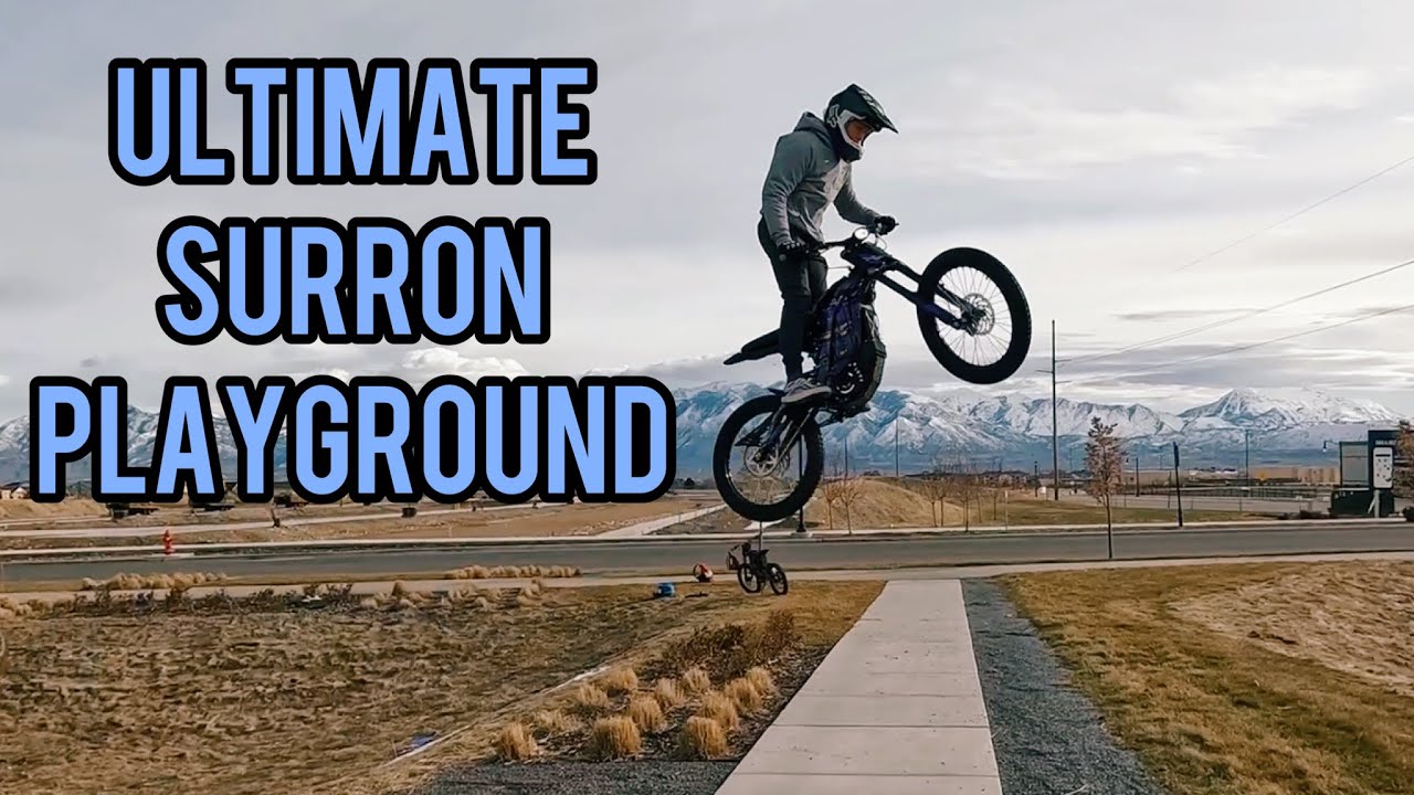 We Found the Ultimate Surron Playground! Huge Urban Jumps!