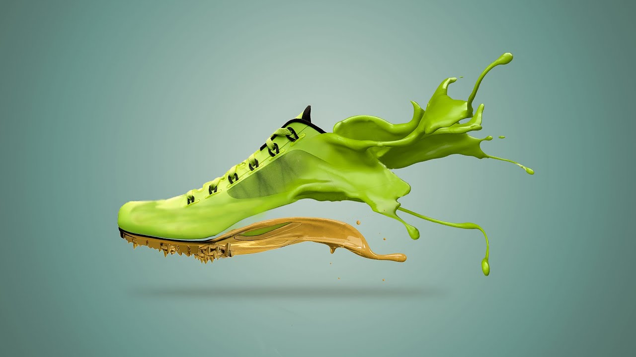 How to make Shoe Paint Splash in Photoshop CC
