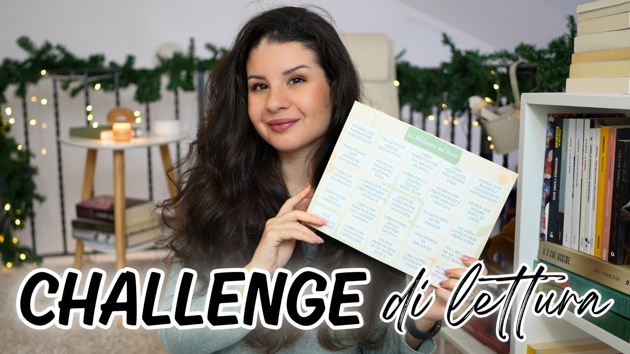 La nuova CHALLENGE DI LETTURA da fare INSIEME!!! #vlogmas #23