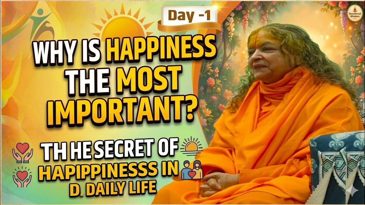 Why Happiness is the most important thing in daily life.    Day -1