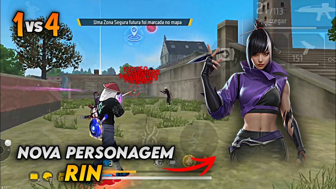 JOGANDO COM A NOVA PERSONAGEM 