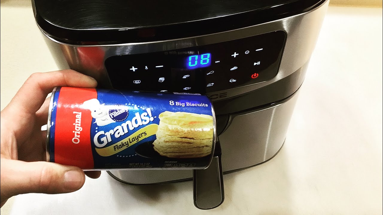 Pillsbury Biscuits In 8 Minutes! / Yes You Can!  On an Air Fryer!