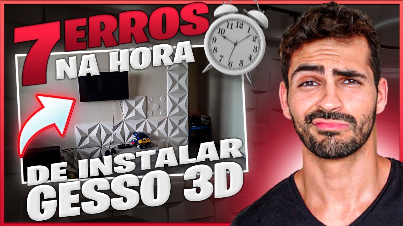 Não Instale Gesso 3D sem Ver Esse Vídeo (7 Erros Ao Instalar Gesso 3D)!