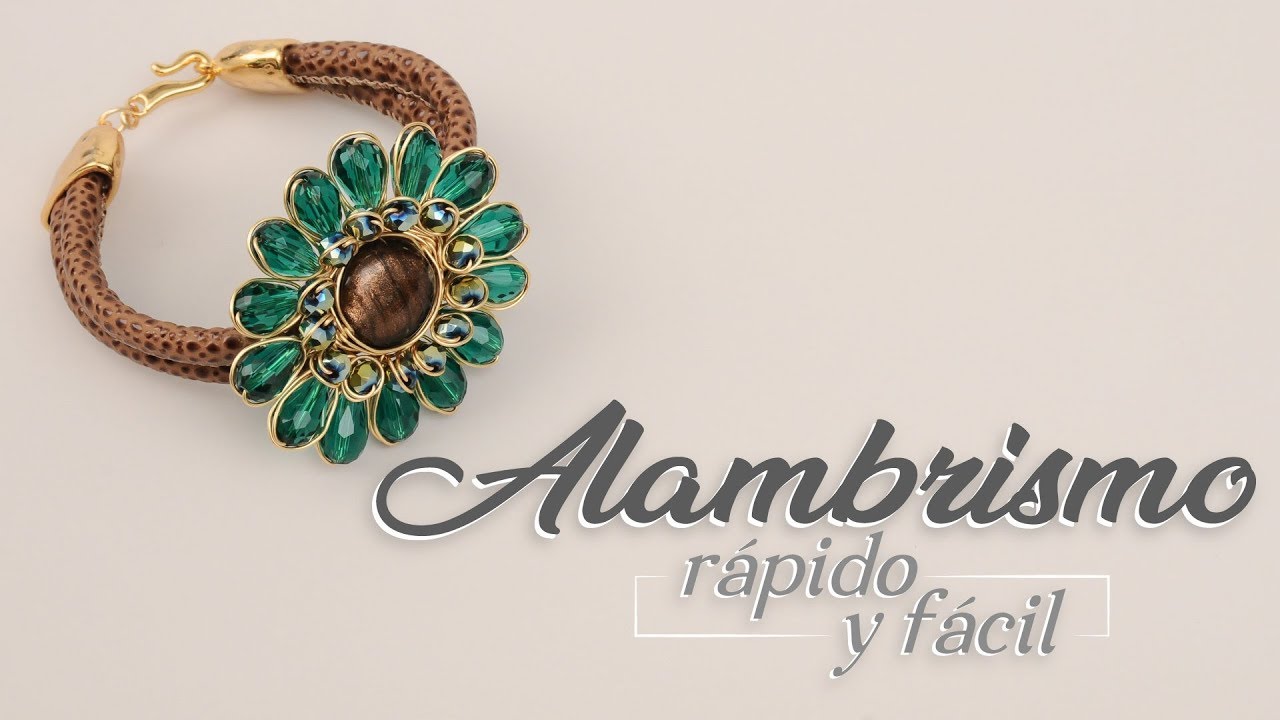 CÓMO HACER PULSERA EN ALAMBRISMO CON BETTY CARDENAS