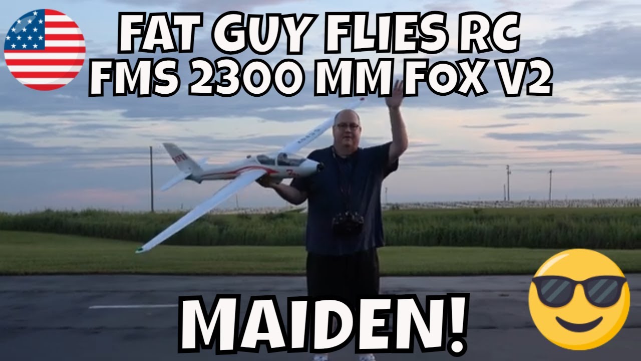 MAIDEN! FMS 2300mm FOX V2 by Fat Guy Flies RC