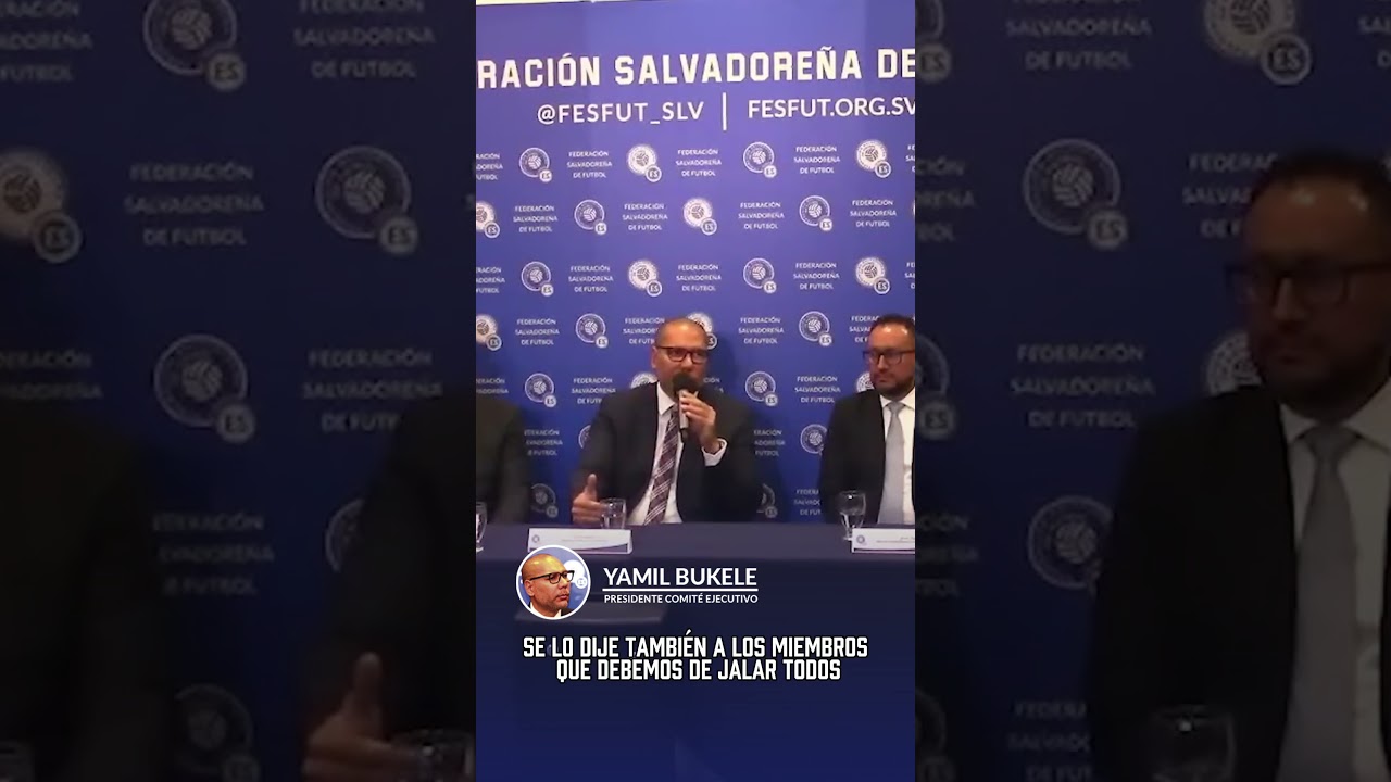 Yamil Bukele, presidente de la FESFUT, anuncia c&oacute;mo afrontar&aacute;n los retos.