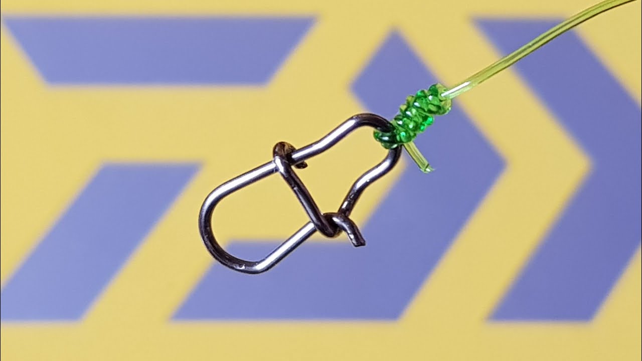 Easy to tie and very Strong fishing knot for Snap, Swivel, Hooks, Lures