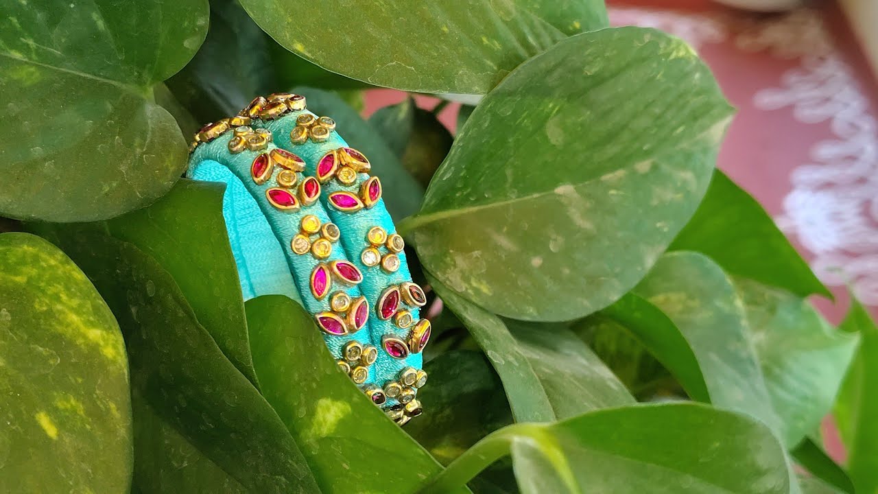 Trending silk thread bangles new design 