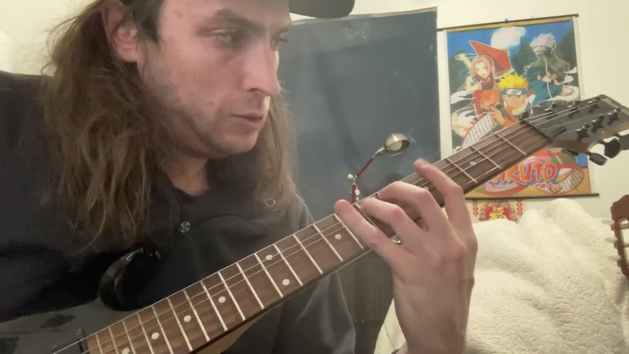 Quick melodic metalcore riff 