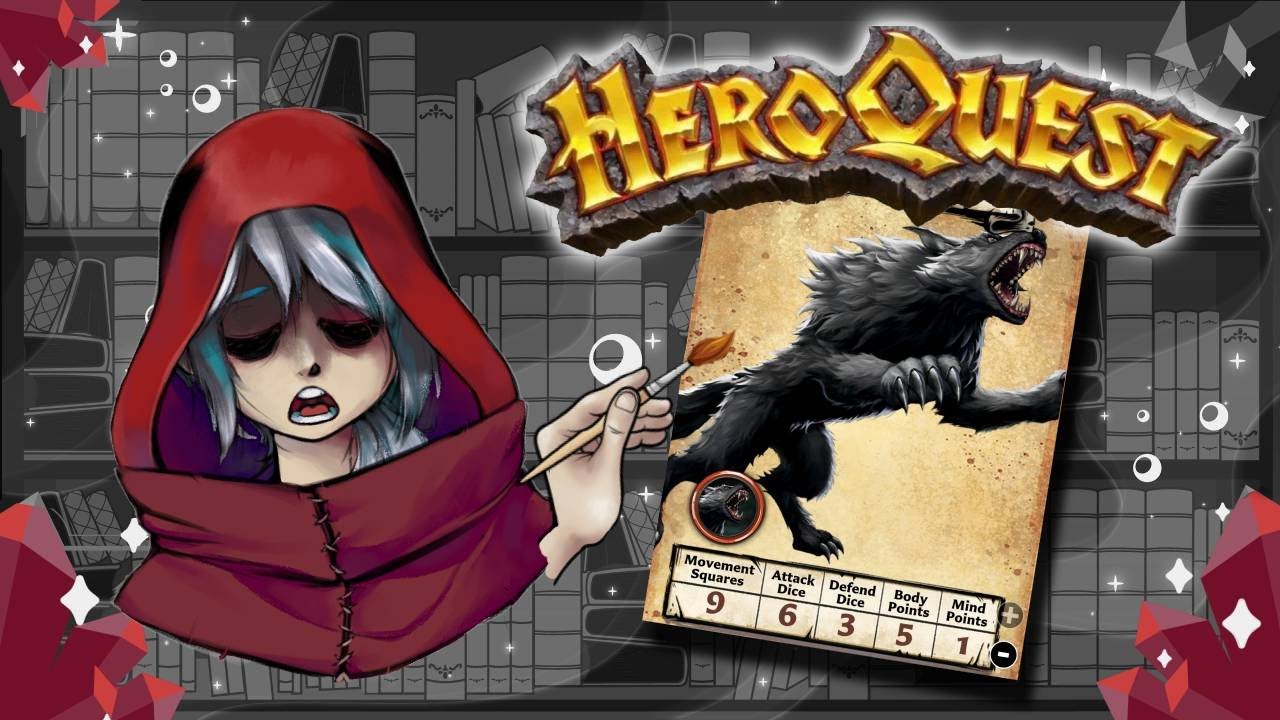 Hero Quest Painting Guide Ep.39 Giant Wolf