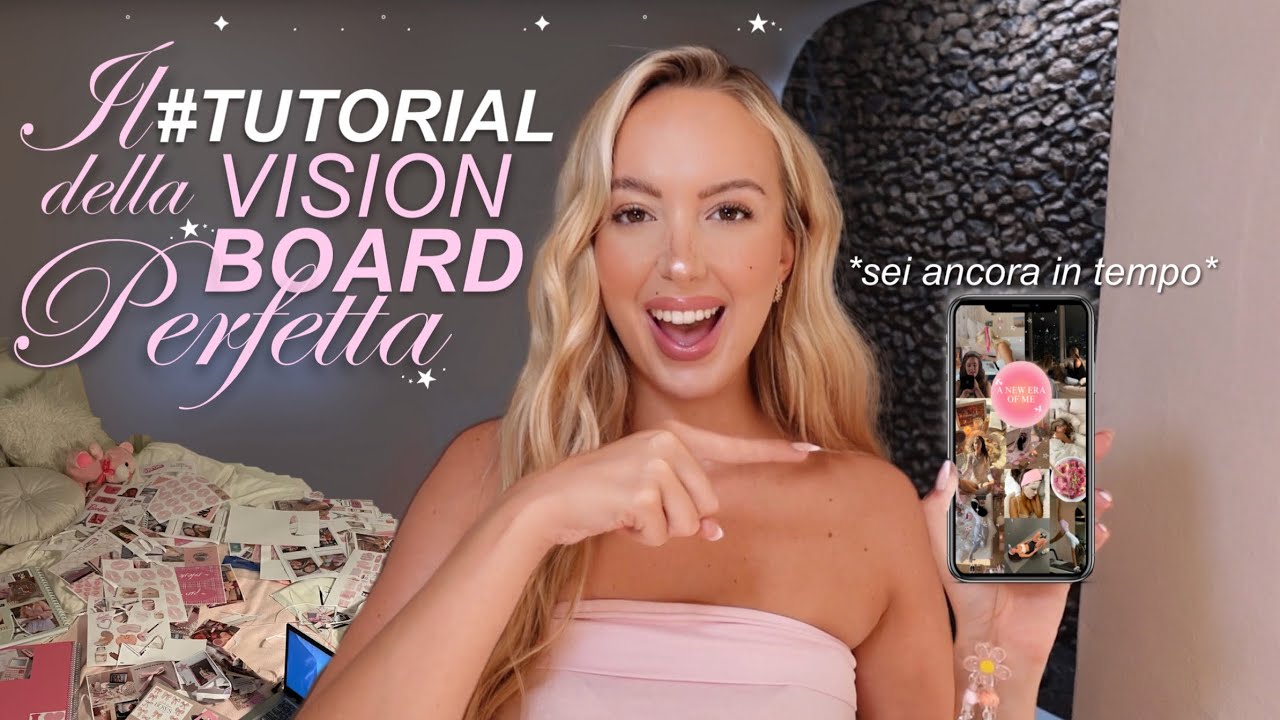 SEI ANCORA IN TEMPO! #tutorial della #visionboard perfetta per il #backtoschool